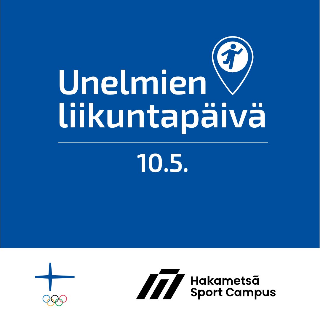 Tervetuloa Unelmien liikuntapäivään Tampereen Hakametsään keskiviikkona 10.5.2023 klo 16-19!😍

Ohjelmassa mm. yleisöluistelua, temppuratoja, opastusta urheiluvammojen ehkäisemiseen, liikkuvuustestauksia sekä lajiesittelyjä. 💪

Lue lisää tapahtumasta: hakametsa.com/unelmienliikun…