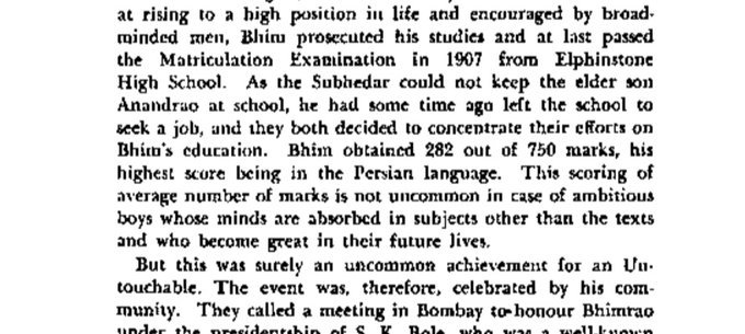 IndraVahan's tweet photo. Ambedkar's 10th score—37.6% https://t.co/IR5ZFejg6j