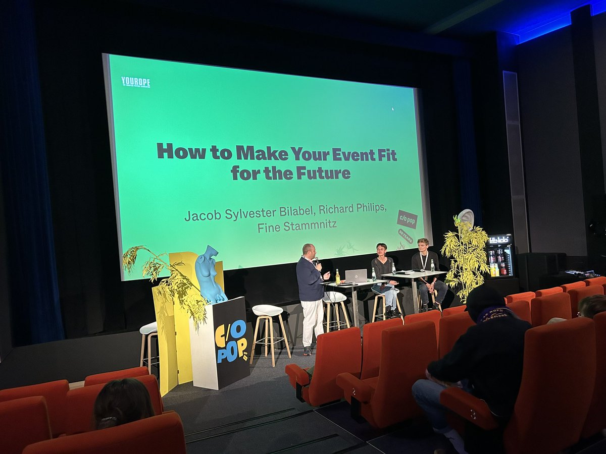 How to make your event fit for the future? Let‘s find out! #FutureFestivalTools #NoMusicOnADeadPlanet #copopcon23 #YOUROPE