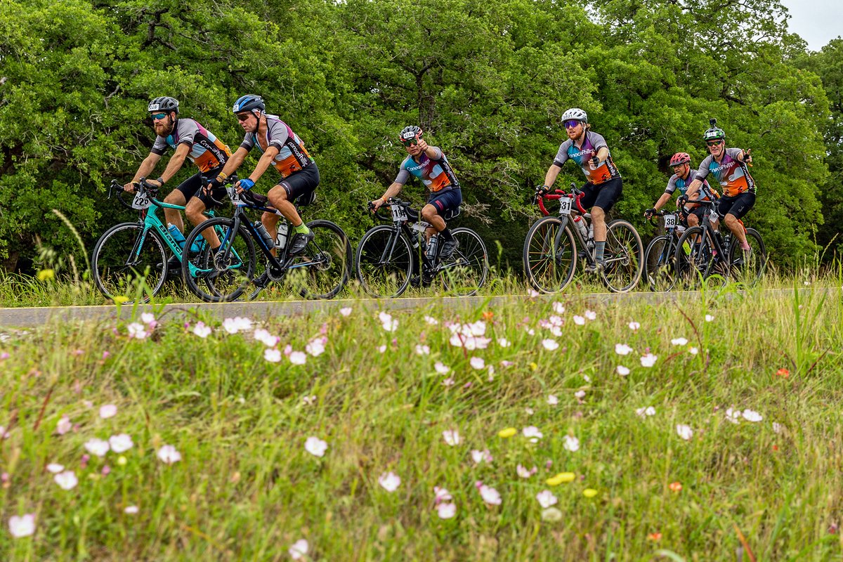 conocophillips's tweet photo. This weekend, 72 riders for Team #ConocoPhillips will participate in the 150-mile @TexasMS150 to raise money for research to find a cure for multiple sclerosis. Shown: Team ConocoPhillips members ride through the Texas countryside during the 2022 event. #BikeMS #TexasMS150 https://t.co/BT7t0szSfV