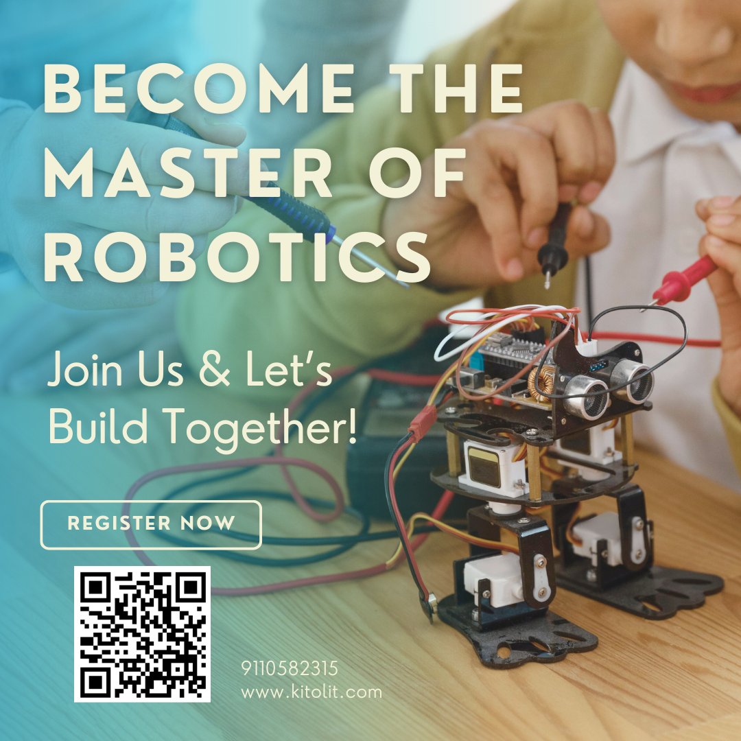 kitolit's tweet image. Our workshop is designed to help you learn, grow, and create with the latest technology.
#tech #technology #roboticworkshop #summercamp #learning