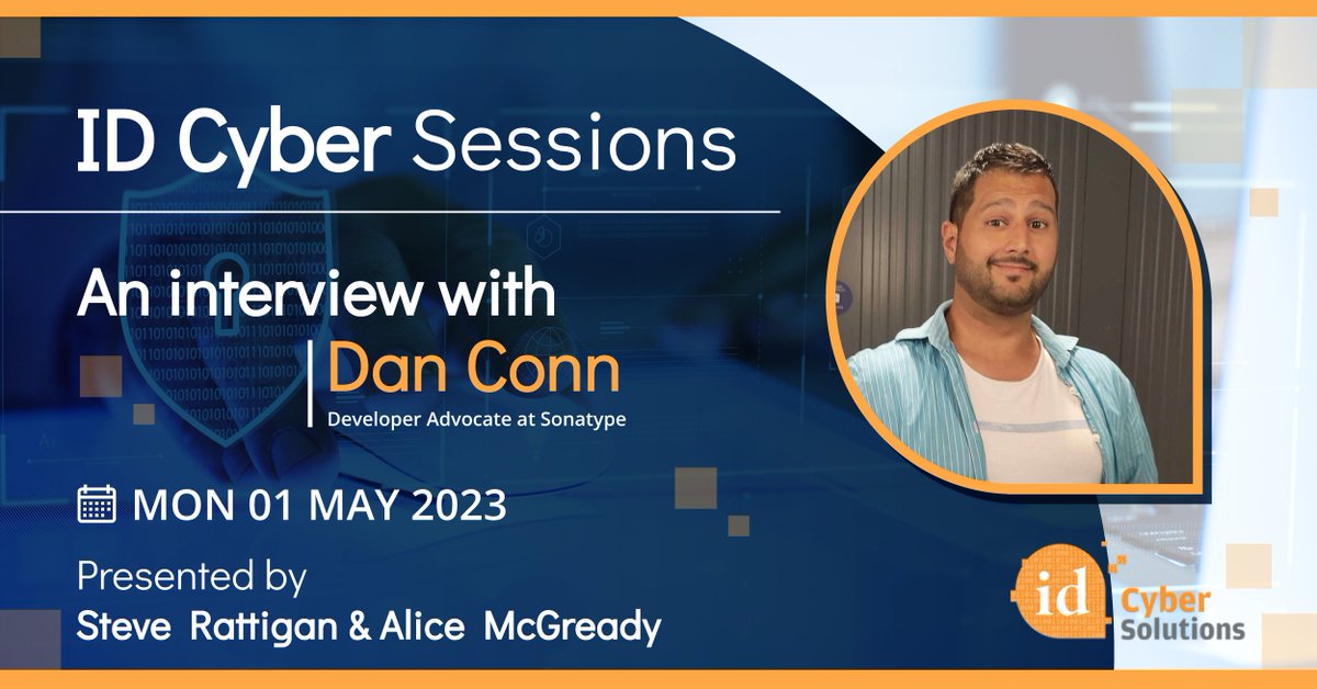 idcyberuk's tweet photo. The wait is finally over!🙌
Our latest ID Cyber Sessions with Dan Conn is now available for viewing.😊
Click the below link to watch the full interview. 👇📽️
https://t.co/n8ZcMwSRAt
#AnInterviewWith #IDCyberSessions #CyberSecurity https://t.co/mZ8AFb4Flo