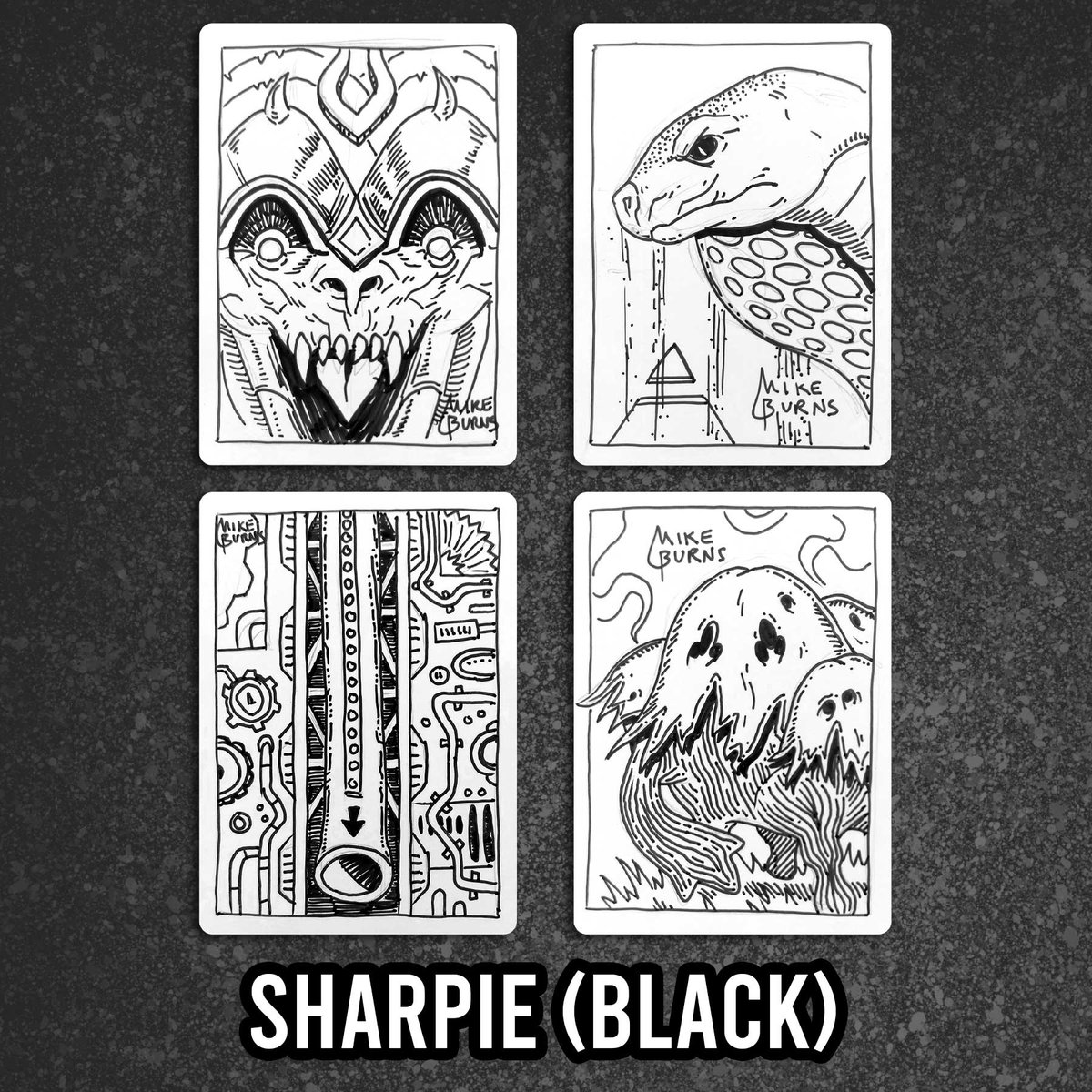 MikeBurnsArt's tweet photo. I've added a bunch of pre-sketched/painted APs to the store. 

If you'd like to commission a AP back sketch, you can use the new Add-On Feature: https://t.co/lICf0Kgh2x https://t.co/kjtW9u0deC