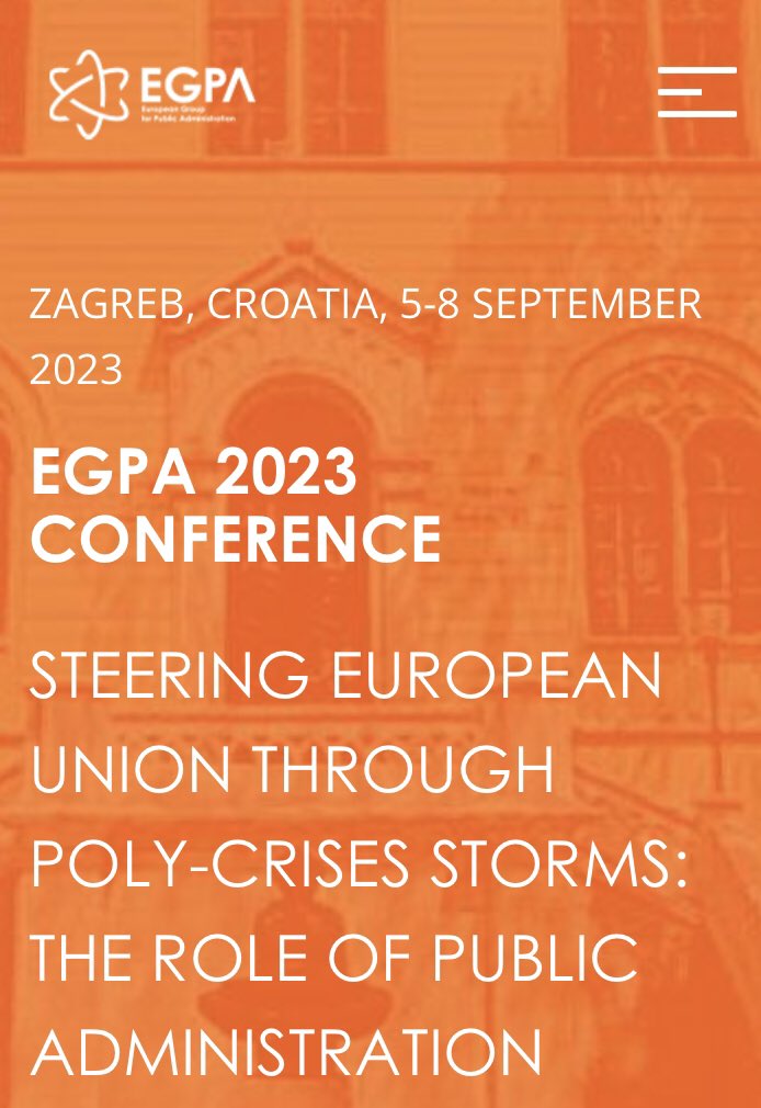 SappApcp's tweet photo. 🔜 Submissão de abstracts para a conferência anual do European Group for Public Administration até 17 maio ‼️ #egpa2023 

https://t.co/dlag64IGEf https://t.co/VNvEfkfOgf