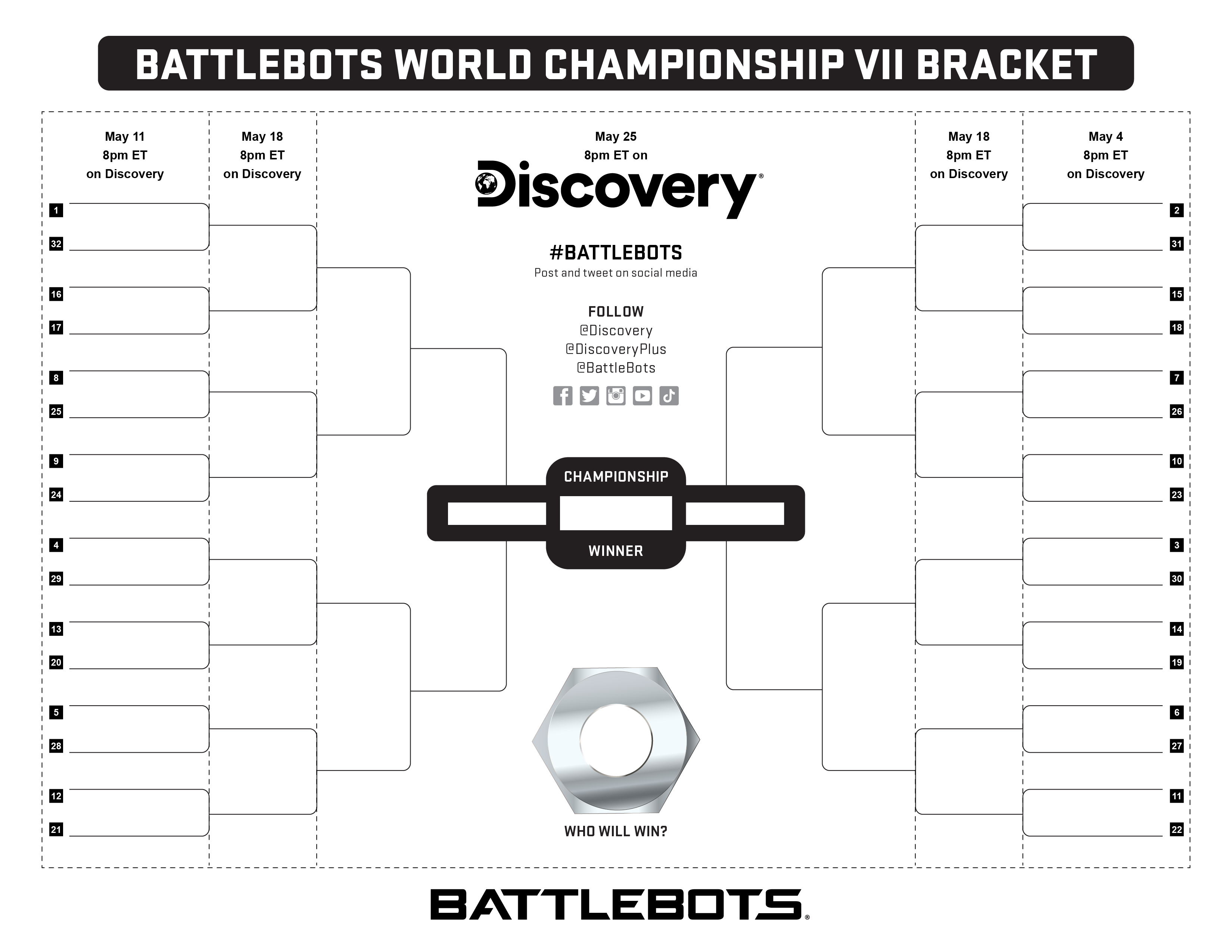 BattleBots on Twitter "Download your PrintatHome BattleBots World