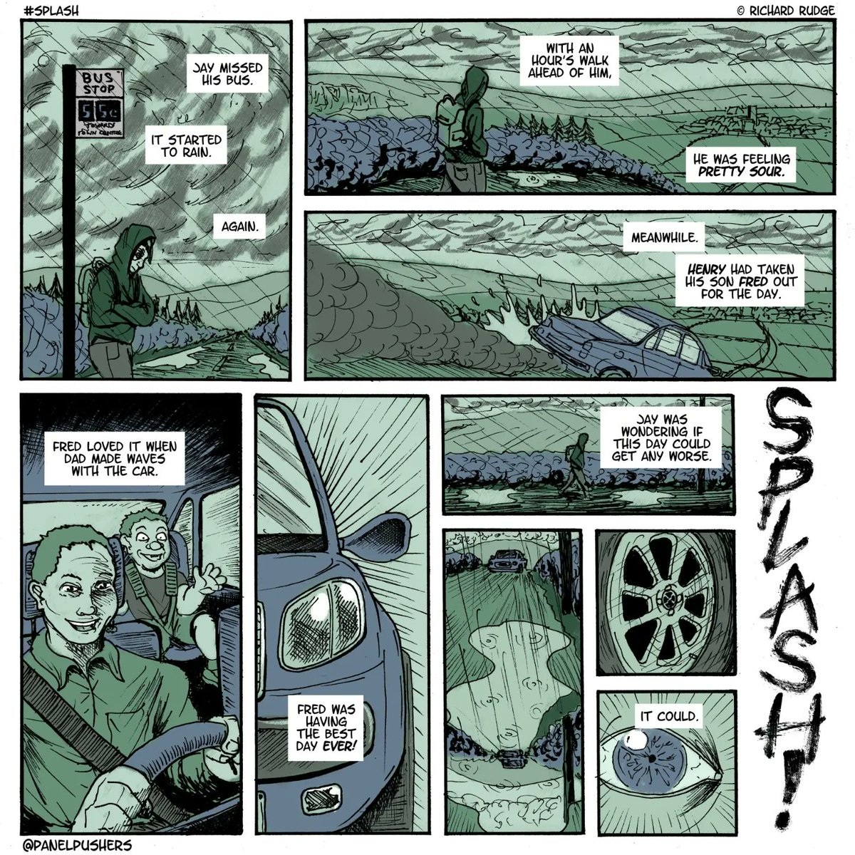 PanelPushers's tweet photo. SPLASH by @RLRudge #comics https://t.co/AmA9vyZkT0