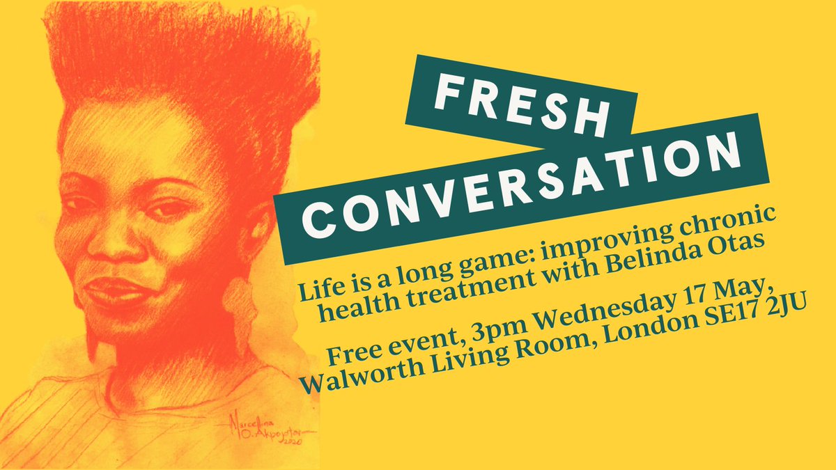 kscopehealth's tweet photo. Whether your interest is personal or professional, come and join a conversation on how we can make treating and living with a long-term condition easier. 

@BelindaOtas will host this free and interactive event, 17 May, the Walworth Living room 

Sign up
https://t.co/LDwLczvGU7 https://t.co/rUz5slqft1