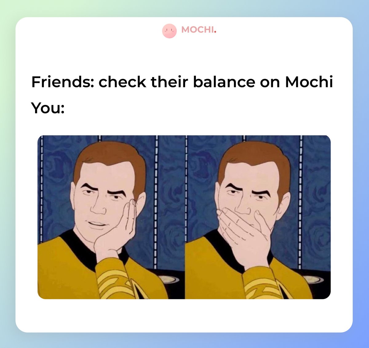 mochi_gg_'s tweet photo. DAILY LIFE WITH MOCHI
Running $bals in a Discord server is the ultimate form of flexing. 🤑
👉Invite Mochi to your server: https://t.co/fVlW17E5mw
👉Join our Discord: https://t.co/5GFdFxvtbn
#NFTs #Crypto #Metaverse #MochiBot @pod_town @mochi_gg_ https://t.co/7HEzUFcnvr