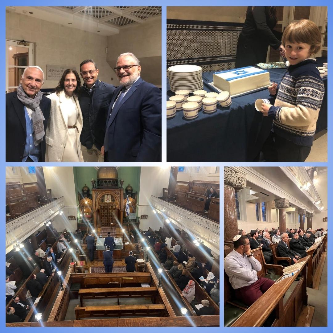 sandpuk's tweet photo. Thank you to the S&amp;P Kahal for making our Yom Ha’Atsmaut celebration, in honour of Israel's 75th Birthday, such a memorable success. https://t.co/RhN6cXHymQ