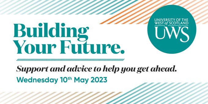 Build your future - UWS students graduating this summer, and <a href="/UWSalumni/">UWS Alumni</a> who graduated in past year are invited to a special event on Wednesday 10 May at Paisley campus - with careers support and study options. Check email for info &amp; reserve your place: eventbrite.co.uk/e/building-you…