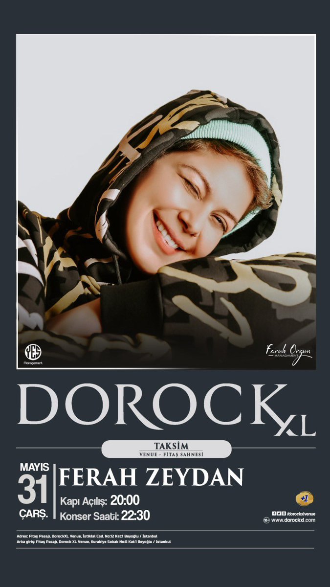 İstanbulda ki tüm sevenlerimi bekliyorum ✌🏼 @dorockxlvenue