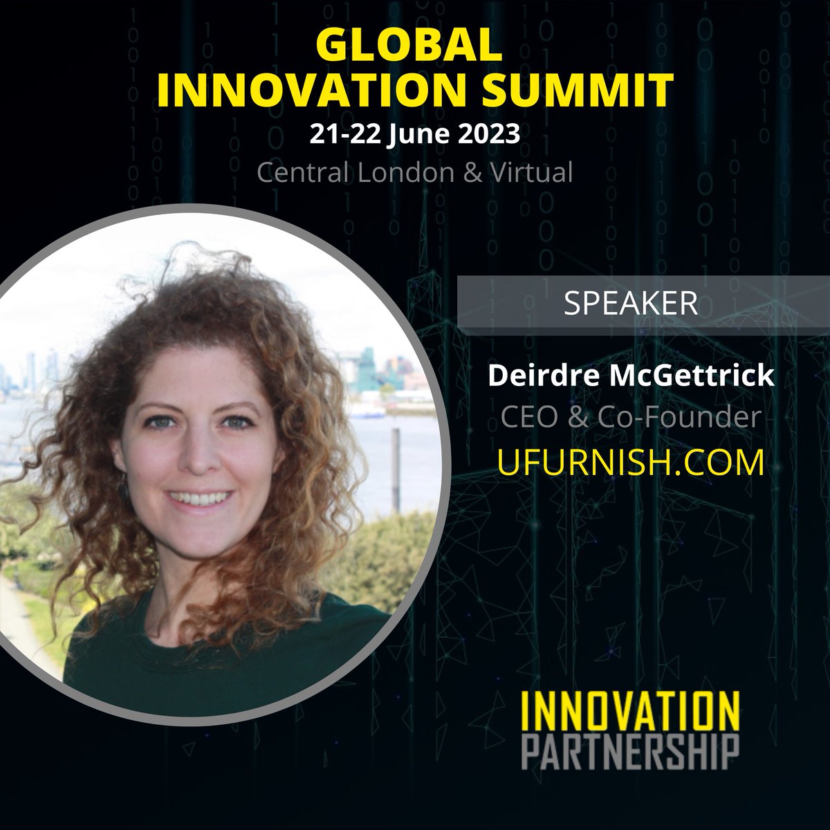 Delighted that Deirdre McGettrick [<a href="/DeeMcGettrick/">Deirdre Mc Gettrick</a>] will be speaking at our Global Innovation Summit 2023

👉Book your FREE place: us06web.zoom.us/webinar/regist… 

Topics:

🔎Leading growth, change &amp; the future of work
🔎ESG, how to build a sustainable and inclusive future

#IPsummit2023