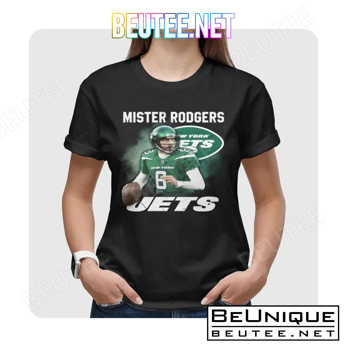 BeuteeS's tweet photo. Mister Aaron Rodgers New York Jets Shirt, Tank Top 😍
 
💰 Only $19.99
 
🌐 Buy Now: https://t.co/kFtNONXTvr

 #beutee #beuteenet https://t.co/zME5HDWpaC