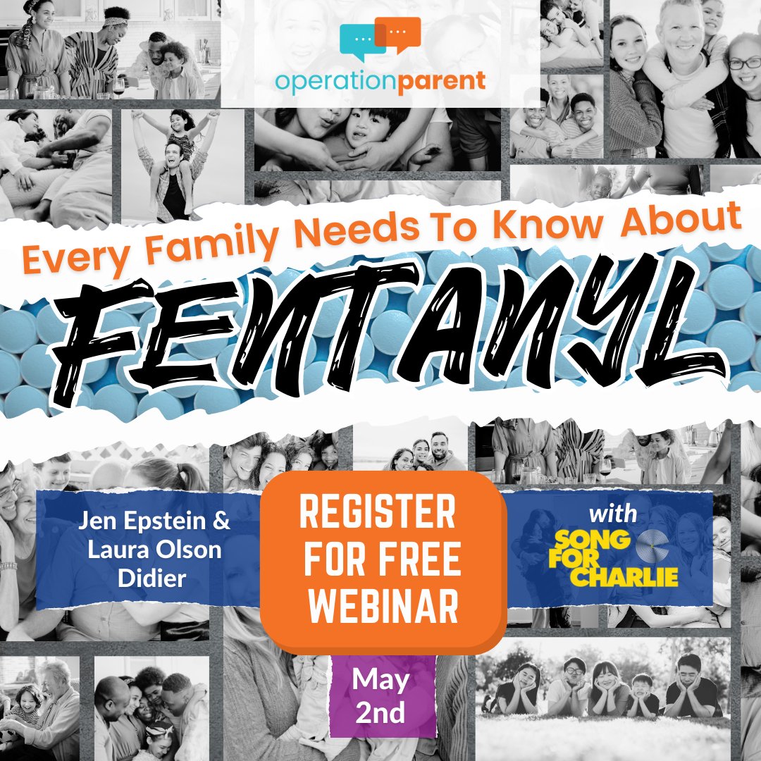 Fentanyl: Every Family Needs to Know
Join Jennifer Epstein and Laura Didier, two Moms who have lost their sons to fentanyl and have dedicated their lives to educating families for a FREE Webinar on May 2nd at 10amPDT/1amEDT

attendee.gotowebinar.com/register/86695…