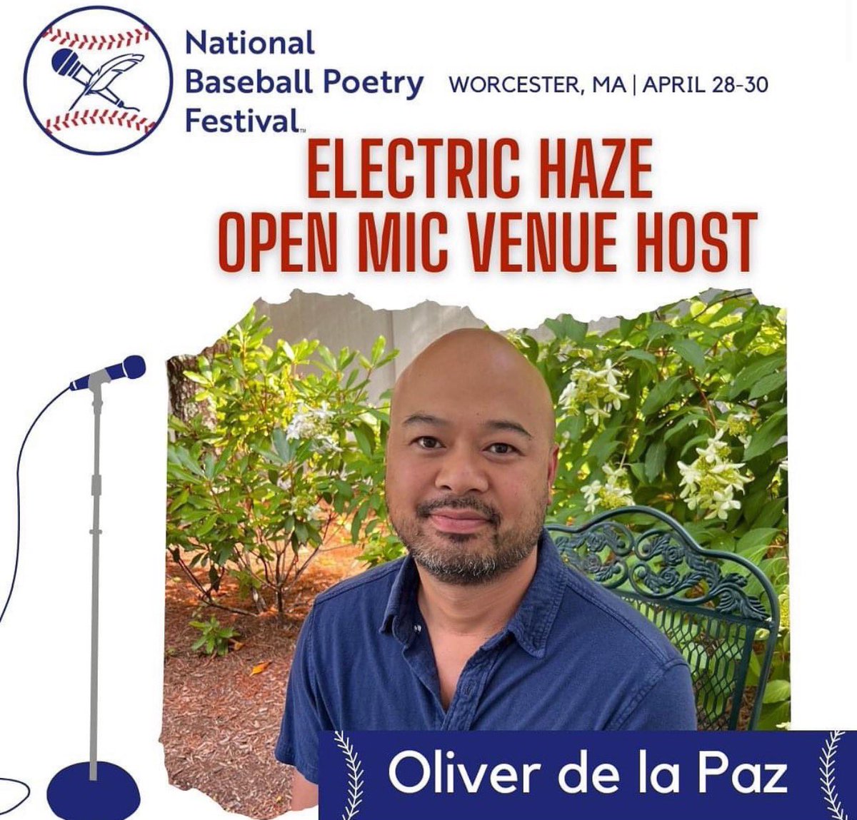 NBPF23's tweet photo. Meet your 🎤 night hosts! Our open mic nights kick off at 7pm across all four locations! All are welcome to attend and participate in the open mics!
For more information about all the weekend events, visit https://t.co/Aj9CtEXU70 #nbpf #poetrycommunity https://t.co/gpoPc2RKrO