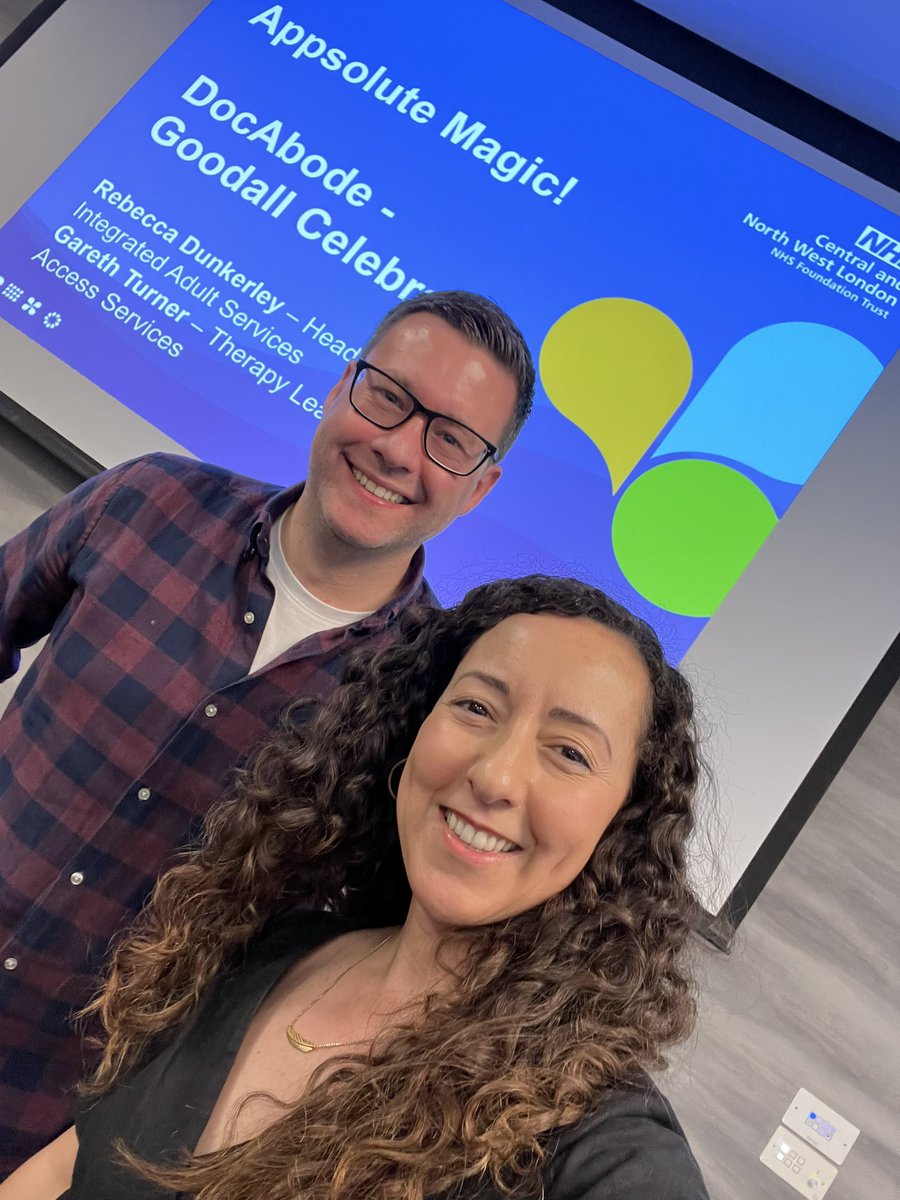 Ready to share the Appsolute magic of <a href="/DocAbode/">Doc Abode</a> at the #GoodallCelebration with <a href="/Gareth_OT/">Gareth Turner</a> 

<a href="/CNWLNHS/">CNWL NHS FT</a> 
#CamdenIAS
<a href="/CamdenRAS/">Camden Rapid Access Services</a>