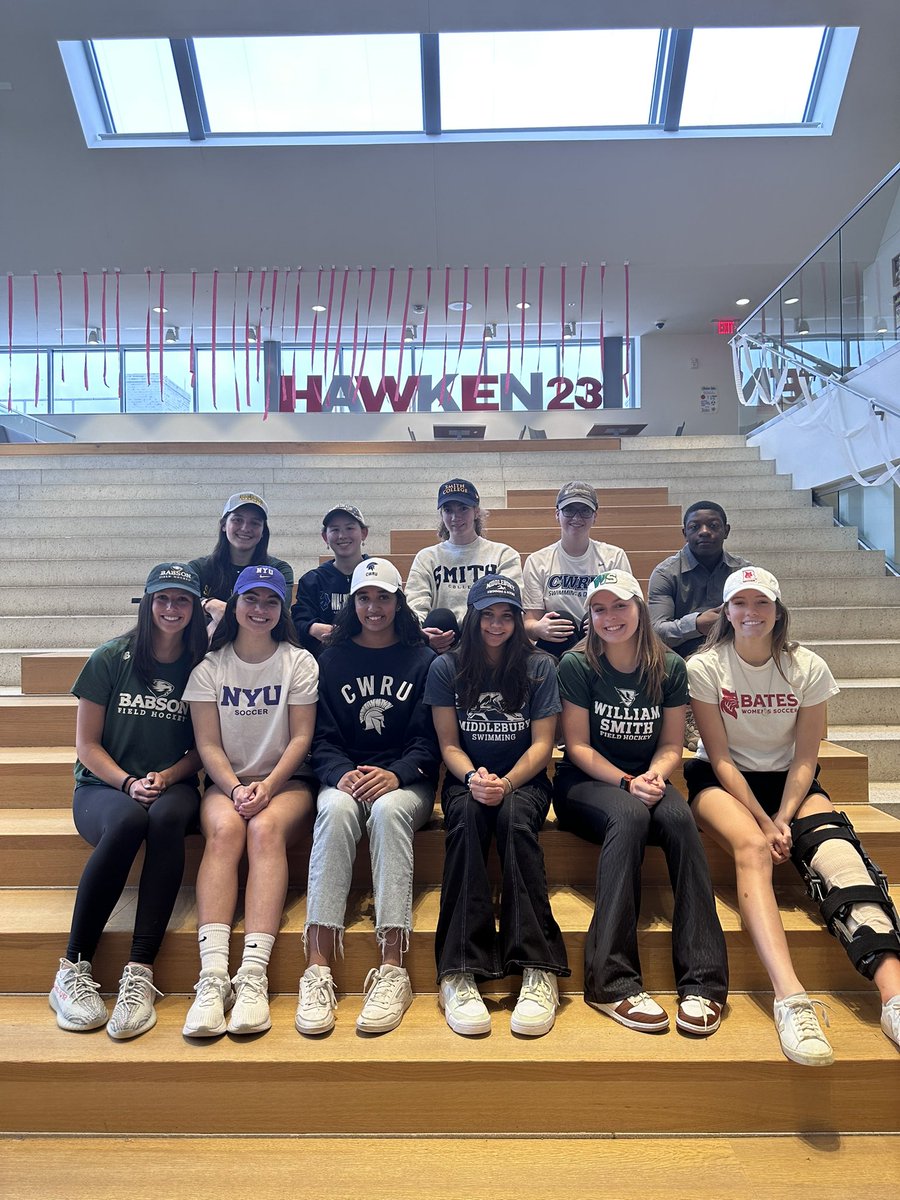 Congrats to our signees today!!! The @hawkenschool community is so proud of your commitment to continue your athletic and academic careers at the next level!! #gohawks 
@hawkenswimanddive <a href="/HawkenHoops/">Hawken Basketball</a> <a href="/HawksGirlsSoccr/">Hawken Girls Soccer</a> @hawkenfootball @hawkenxctf <a href="/HawkenFH/">Hawken Field Hockey</a> <a href="/HawkenGirlsGolf/">Hawken Girls Golf</a>