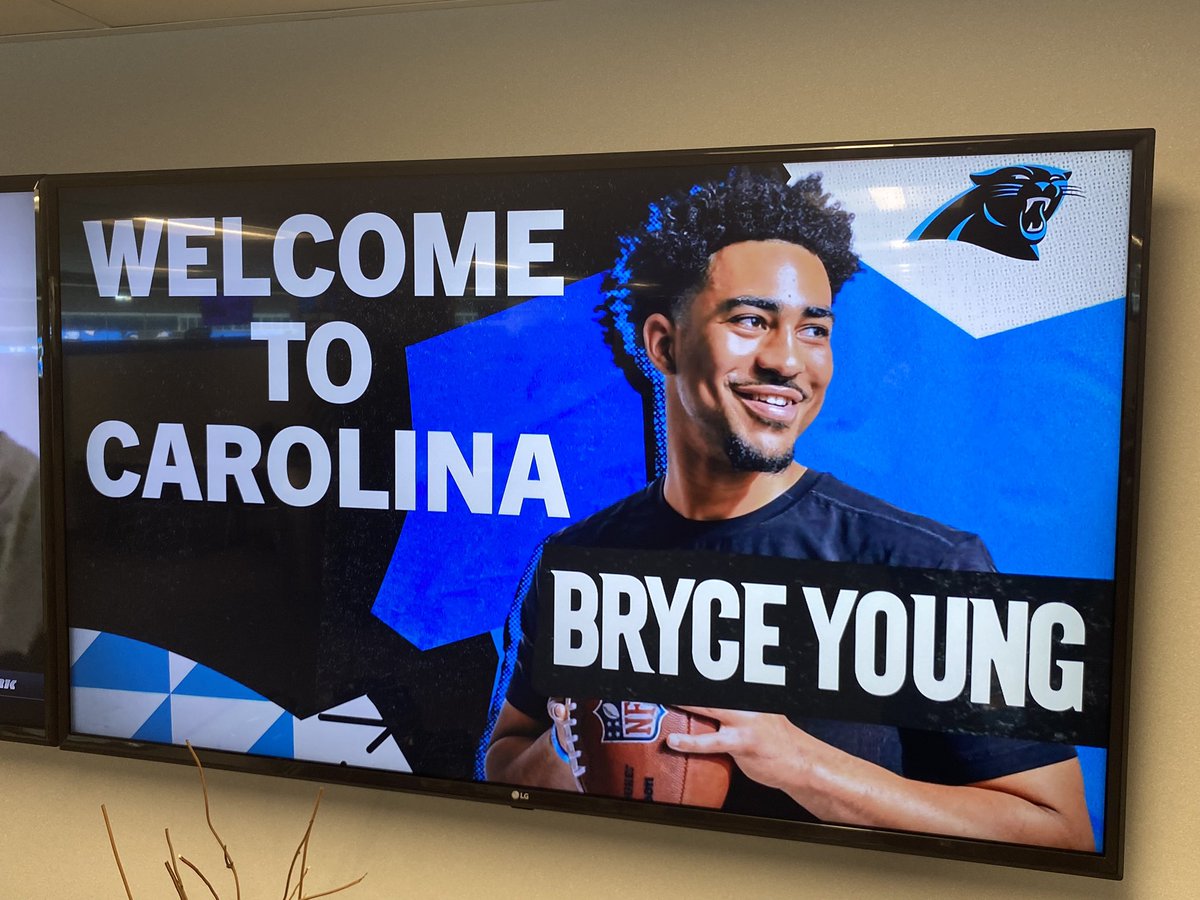 Awaiting <a href="/Panthers/">Carolina Panthers</a> QB1. Excited to hear from Bryce Young. Tune in to <a href="/WBTV_News/">WBTV News</a> at 1pm to hear what he has to say.