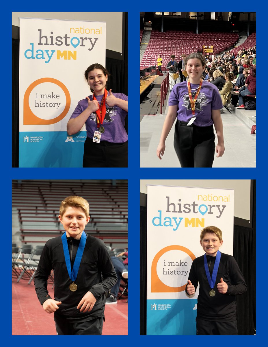 MurrayMS_SPPS's tweet photo. #Pilotprops of the week! Murray would like to celebrate Sofia Patronski and Patrick Tennison for advancing to the National History Day Competition! They finished 2nd and 1st place at the state competition and are moving on! #NHD2023
Go Pilots! https://t.co/AUSipjnbBZ