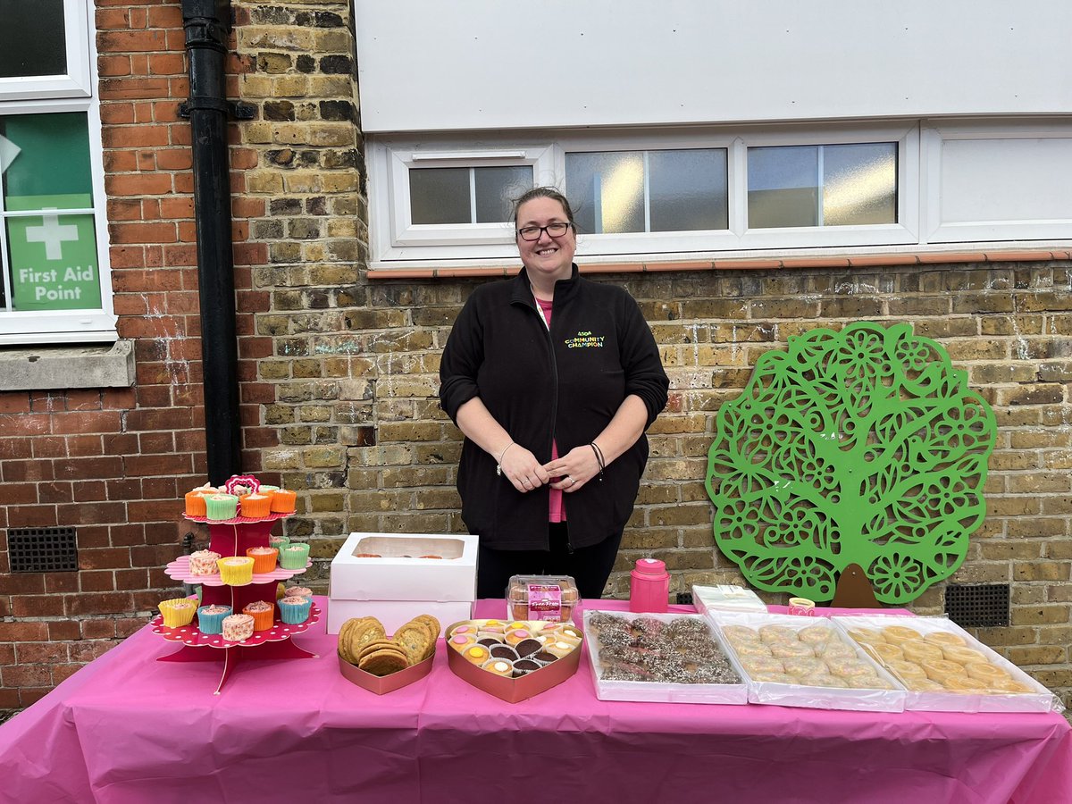 Community Colleague (@asdacharltonse7) on Twitter photo Thank you to <a href="/Timbercroftps/">Timbercroft Primary School</a> for allowing me to bring a <a href="/asdatickledpink/">Tickled Pink</a> cake sale to them. We raised an amazing Β£152.30 πππ<a href="/AsdaCommunity/">Asda Community Team</a> <a href="/AsdaFoundation/">Asda Foundation</a> <a href="/Royal_Greenwich/">Royal Borough of Greenwich</a> Thank you to <a href="/Timbercroftps/">Timbercroft Primary School</a> for allowing me to bring a <a href="/asdatickledpink/">Tickled Pink</a> cake sale to them. We raised an amazing Β£152.30 πππ<a href="/AsdaCommunity/">Asda Community Team</a> <a href="/AsdaFoundation/">Asda Foundation</a> <a href="/Royal_Greenwich/">Royal Borough of Greenwich</a>