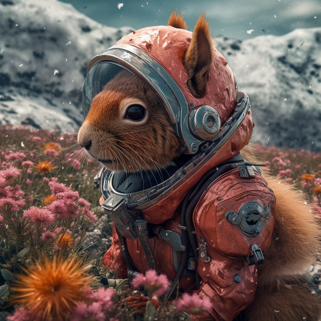 BonsaiFox1's tweet photo. The Astronut! 

 For the #SpaceNuts collection      
Available until Sunday evening       

Just 0.5 tez        

#tezos 🔗👇 https://t.co/5gSU7SlUBO