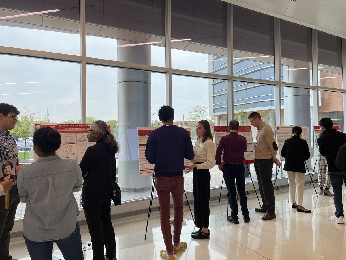 Goldman_Group's tweet image. @Goldman_Group undergrads Oliver, Millie and Brian showcased their research work at the @RutgersChem poster presentation. Kudos to them and the mentors 🎉🍾🔥