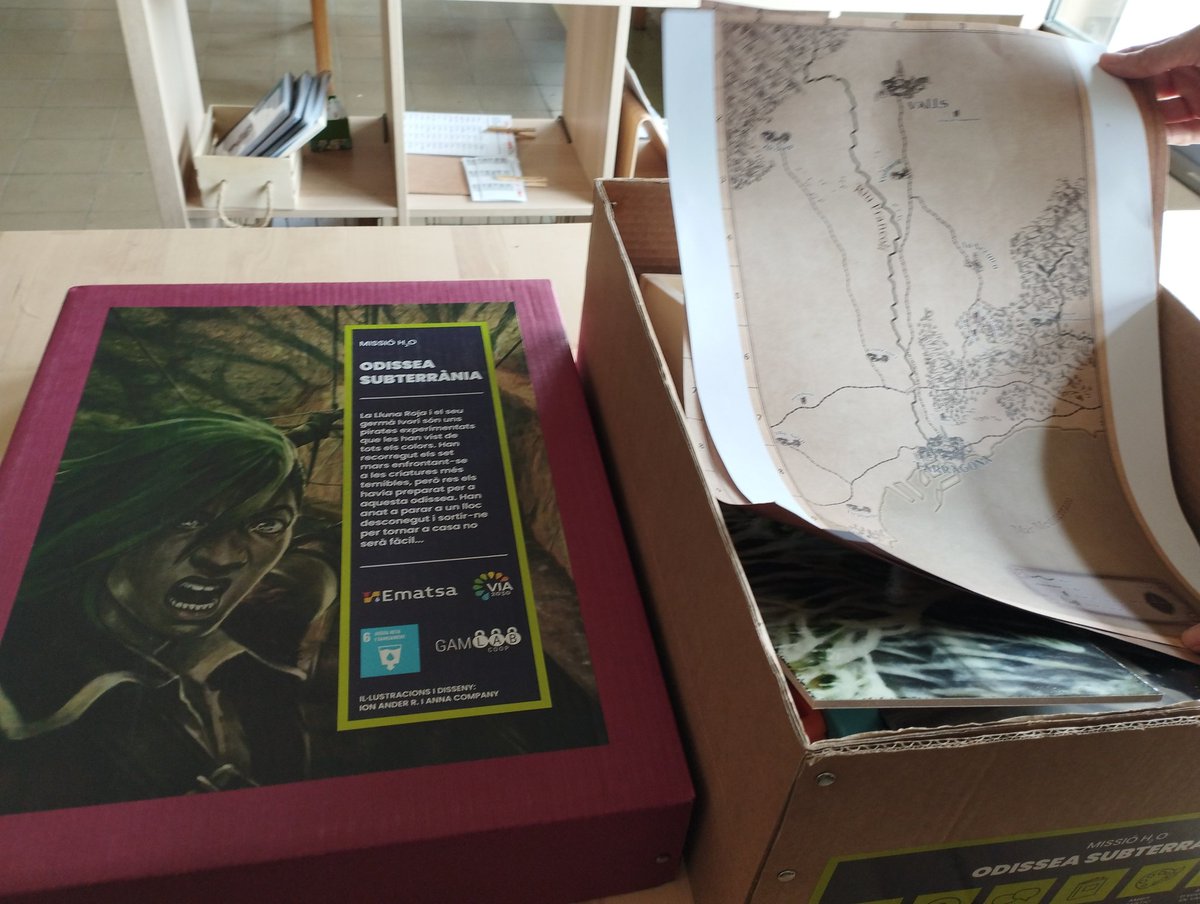 Meravellosa capsa d'<a href="/ematsa/">EMATSA</a> i <a href="/GamLab_Coop/">GamLab</a> que han treballat avui els i les alumnes de 5è de l'escola Miracle