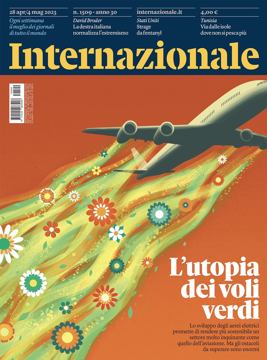Davide Bonazzi (@davidebonazzi2) on Twitter photo Are green flights just a pipe dream? My cover #illustration for this week’s issue of <a href="/Internazionale/">Internazionale</a>! bit.ly/422a3Ik Are green flights just a pipe dream? My cover #illustration for this week’s issue of <a href="/Internazionale/">Internazionale</a>! bit.ly/422a3Ik