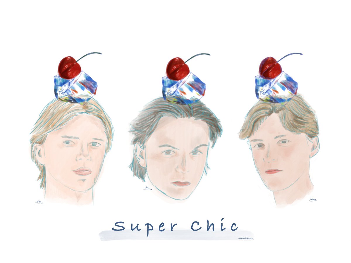 moealoha67_'s tweet photo. Stream “Super Chic”…❤️🔥🍨🍒
I drew you guys with a cherry on top of each of u guys🍒🍒🍒
ニューホープに届け〜✍️🥹だいすきだよ日本に早く戻ってきてねッ
@NewHopeClub @NewHopeGeorge @NewHopeBlake @NewHopeReece
#NewHopeClub #Superchic https://t.co/JPPb2qgG5P