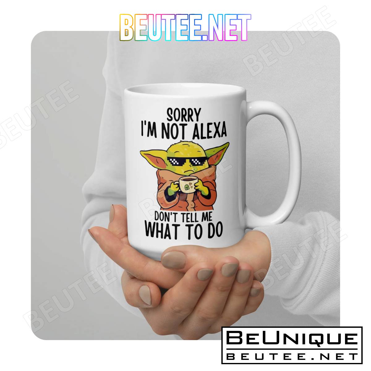 BeuteeS's tweet photo. Baby Yoda Sorry I'm Not Alexa Don't Tell Me What To Do Mug 😍
 
💰 Only $21.99
 
🌐 Buy Now: https://t.co/qWwhU2bQOI

 #beutee #beuteenet https://t.co/tX9jZeUJmS