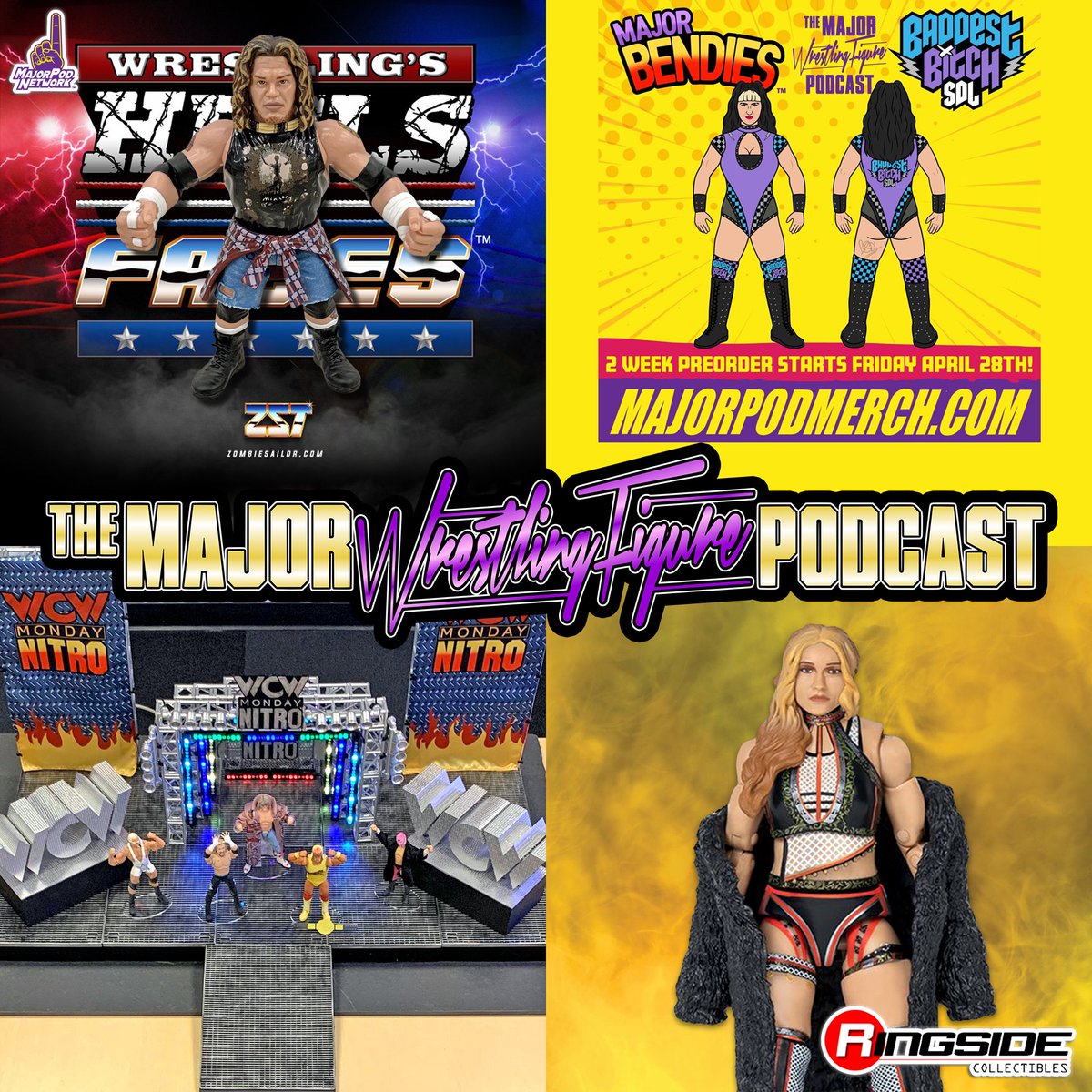 MajorWFPod's tweet photo. DOWNLOAD THE LATEST EPISODE OF @MajorWFPod! @MajorPodNetwork

@Myers_Wrestling, @MarkSterlingEsq &amp; @TheMattCardona discuss @TheZombieSailor #HeelsandFaces @theraveneffect, #MajorBendies @stephdelander, WCW Crowdfund, #AEWUnrivaled 12 &amp; more!

RT TO ENTER TO WIN @RingsideC PRIZE! https://t.co/3vy8yy0a1F