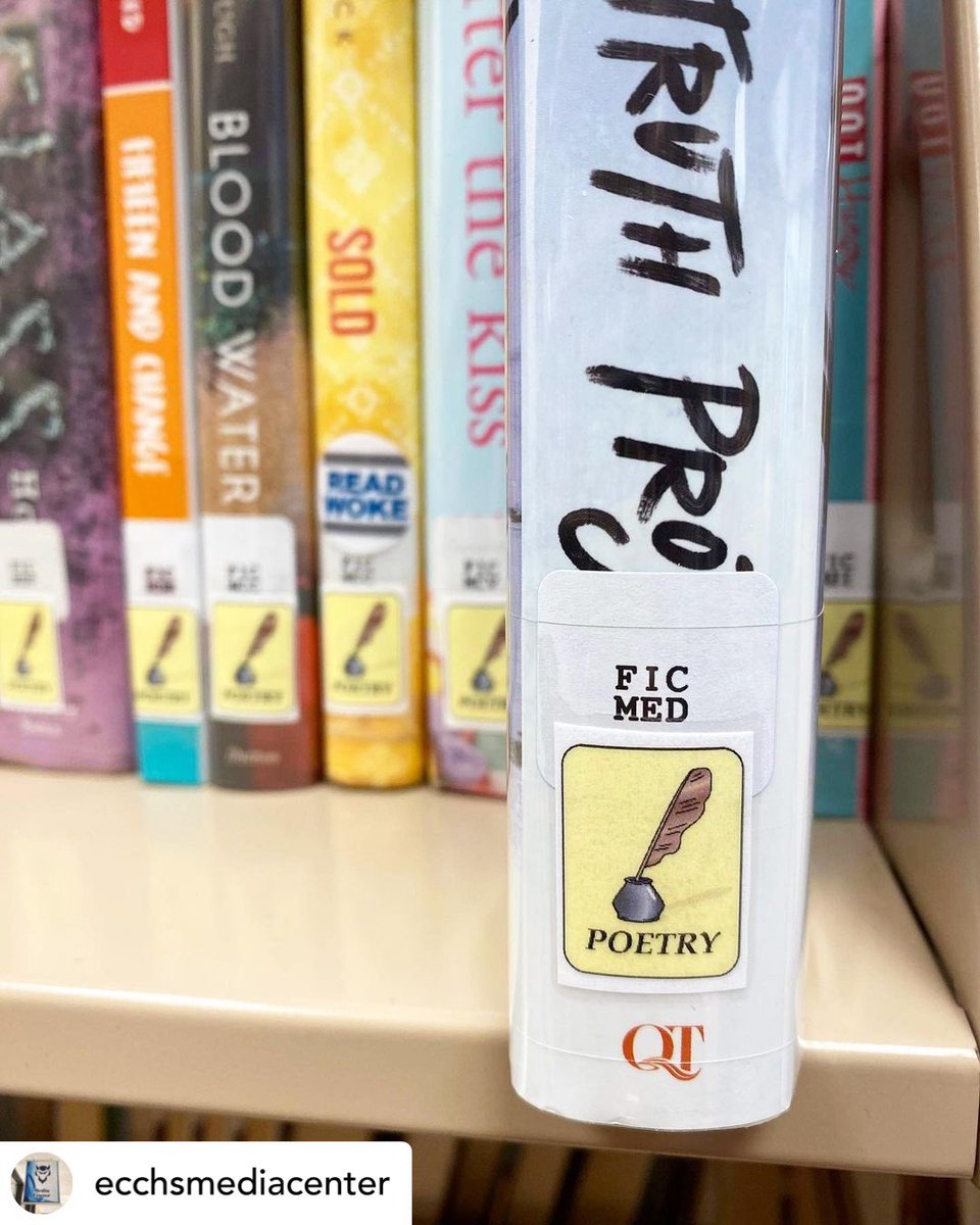 ECCHSmedia's tweet image. It’s finally Friday, Blue Devils! Today’s #FirstPageFriday feature is #poetry book “The Truth Project” by @DanteMedema. Swipe for the first page and then come check this one out in the Media Center! #TheTruthProject #WeekendRead #ReadABook