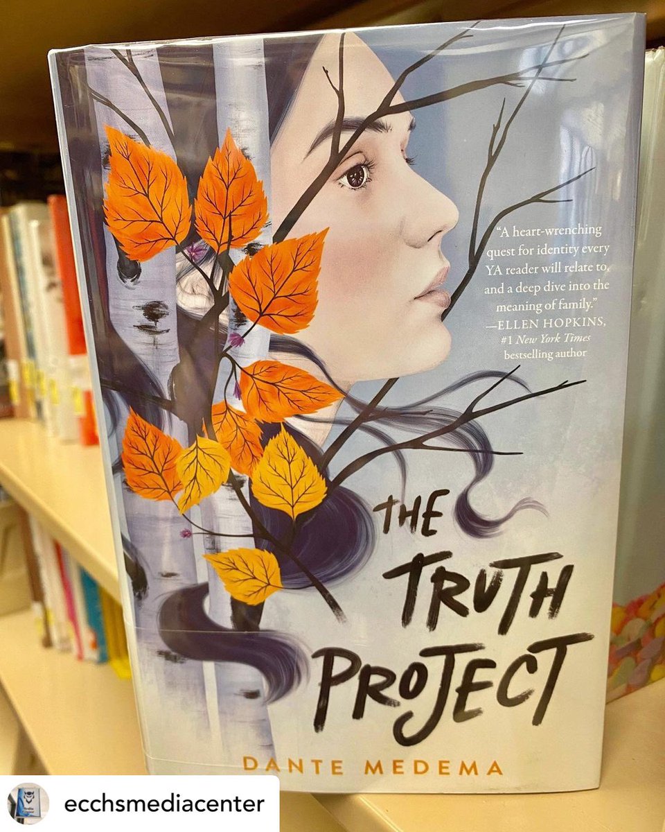 ECCHSmedia's tweet image. It’s finally Friday, Blue Devils! Today’s #FirstPageFriday feature is #poetry book “The Truth Project” by @DanteMedema. Swipe for the first page and then come check this one out in the Media Center! #TheTruthProject #WeekendRead #ReadABook