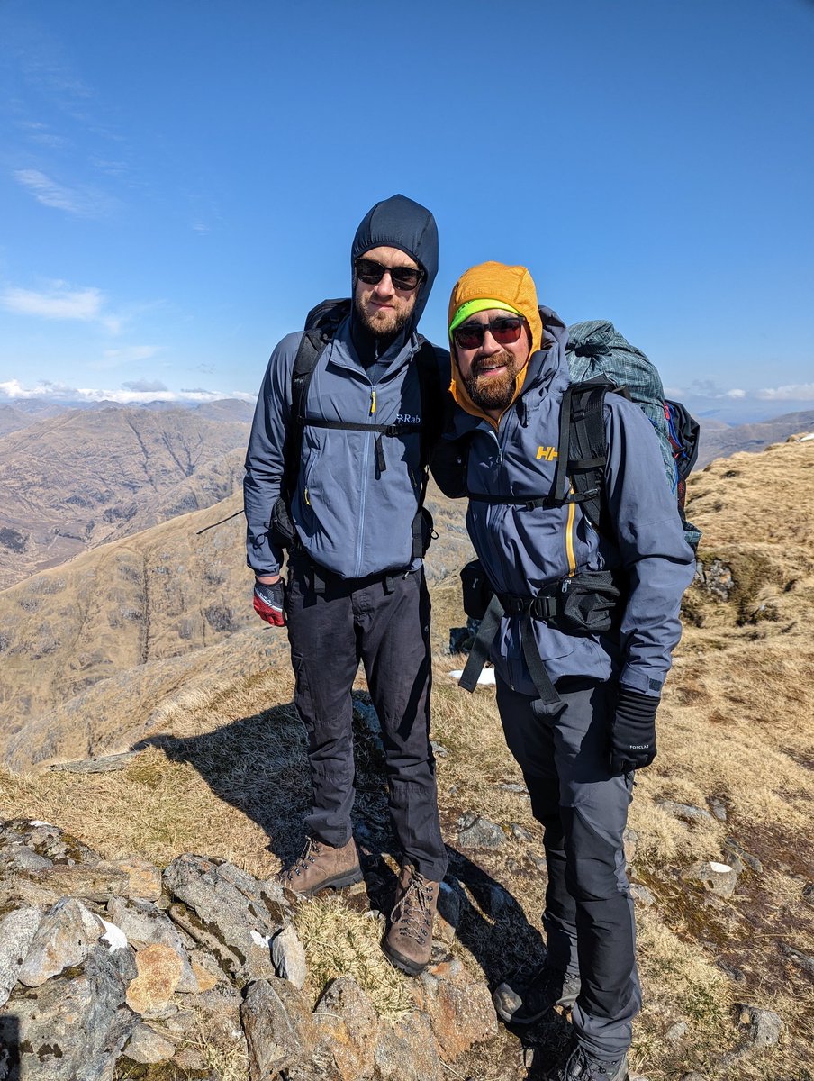 ajt108's tweet photo. Amazing long weekend walking in Knoydart with these two legends! Can't wait for the next adventure @jonathanwebster @jonnykim https://t.co/QpOPdB88Sp
