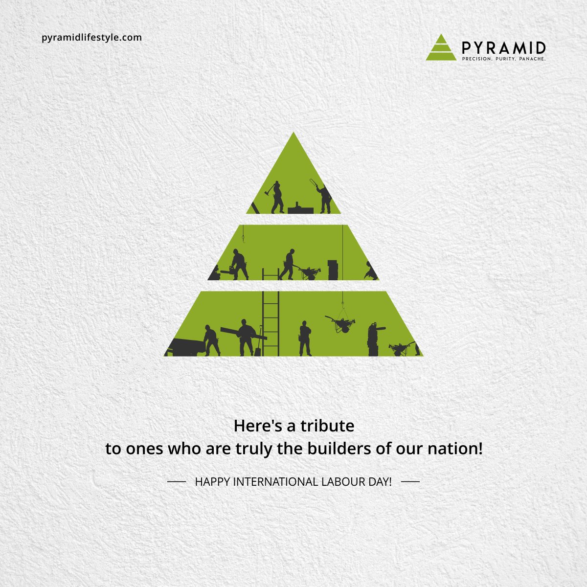 Pyramidlifstyl's tweet photo. Pyramid Lifestyle honours and celebrates labourmen around the nation, who with their determination and hard-work truly build our nation. Wishing you all a very Happy Labour Day!
.
.
#MayDay #InternationalWorkersDay #LabourDay #WorkersRights #PyramidLifestyle https://t.co/e5HsdmrEFG