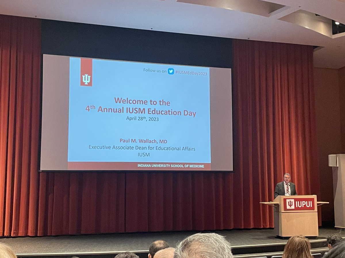 Tony Shanks (@alshanks) on Twitter photo The 4th Annual <a href="/IUMedSchool/">IU School of Medicine</a> Education Day kicking off! Great to be back in person. #IUSMEdDay2023 #MedEd The 4th Annual <a href="/IUMedSchool/">IU School of Medicine</a> Education Day kicking off! Great to be back in person. #IUSMEdDay2023 #MedEd