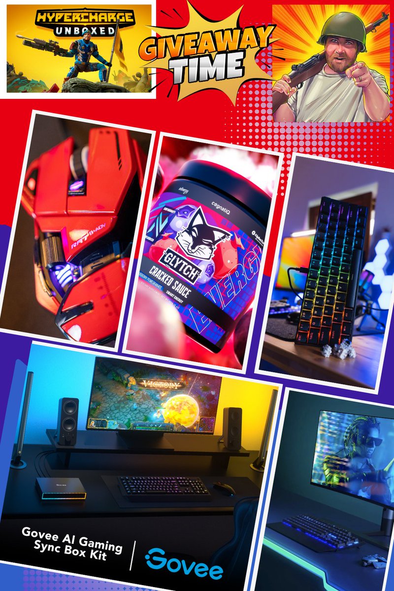 MAD CATZ (@madcatz) on Twitter photo π We partnered w/ <a href="/GoveeOfficial/">GOVEE</a> <a href="/GLYTCHEnergy/">GLYTCH Energy</a> <a href="/HyperchargeGame/">Hypercharge | Out Now on PlayStation!</a> for an epic #GIVEAWAY π₯
π 29 prizes π
Govee AI Sync Box + #GoveeGamingLights
Mad Catz Gear
10 Hypercharge codes
Glytch Energy!
Enter:
1οΈβ£ Mention 2 friends
2οΈβ£ Enter here π loom.ly/CGj2K_U π We partnered w/ <a href="/GoveeOfficial/">GOVEE</a> <a href="/GLYTCHEnergy/">GLYTCH Energy</a> <a href="/HyperchargeGame/">Hypercharge | Out Now on PlayStation!</a> for an epic #GIVEAWAY π₯
π 29 prizes π
Govee AI Sync Box + #GoveeGamingLights
Mad Catz Gear
10 Hypercharge codes
Glytch Energy!
Enter:
1οΈβ£ Mention 2 friends
2οΈβ£ Enter here π loom.ly/CGj2K_U
