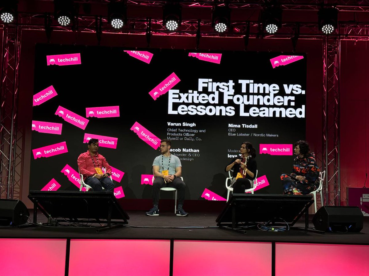 TechChill | #techchill2025 (@techchill) on Twitter photo If you wanna be quickly rich, then startups are not the place you should be.
<a href="/NimaTisdall/">Nima Sophia Tisdall</a> Nordic Makers #techchill2023 If you wanna be quickly rich, then startups are not the place you should be.
<a href="/NimaTisdall/">Nima Sophia Tisdall</a> Nordic Makers #techchill2023