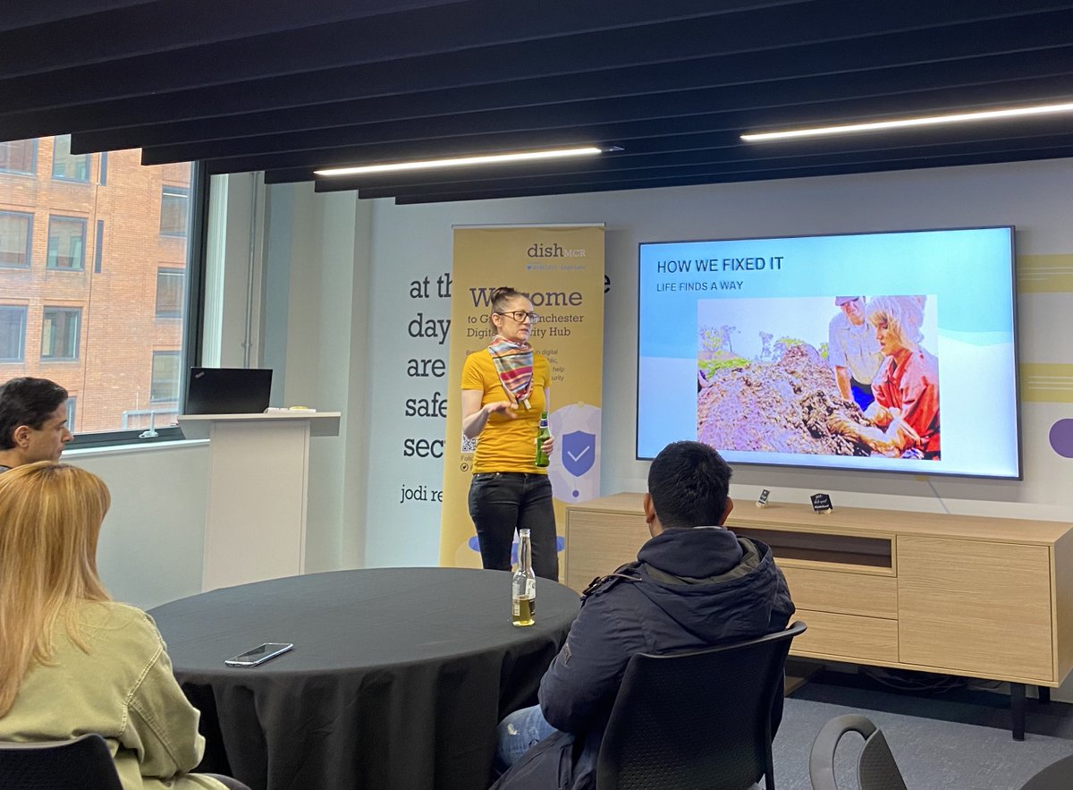 hipster_project's tweet photo. A great day at @DiSH_Manchester yesterday for our event! We had some fantastic talks from @dan_prince &amp; Saskia Coplans on cyber risk and outsourcing development, followed by a workshop showcasing our @PETRASiot research led by @charlesweir &amp; @annadys! Thanks to all who attended! https://t.co/eWucqMqHEV