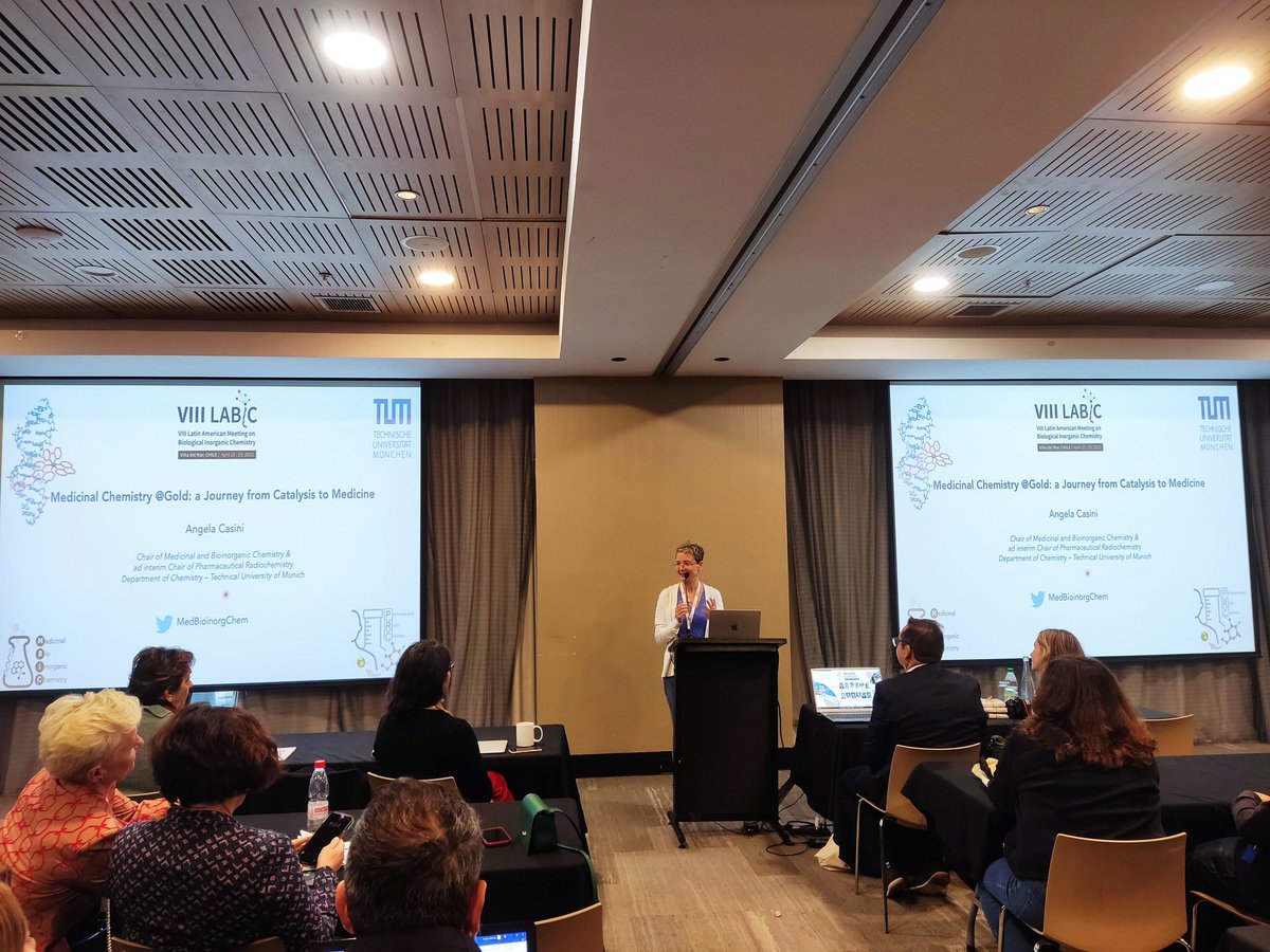 @MedBioinorgChem now in stage in <a href="/LABIC2023/">LABIC 2023</a> making bridges from #gold catalysis to medicinal applications.