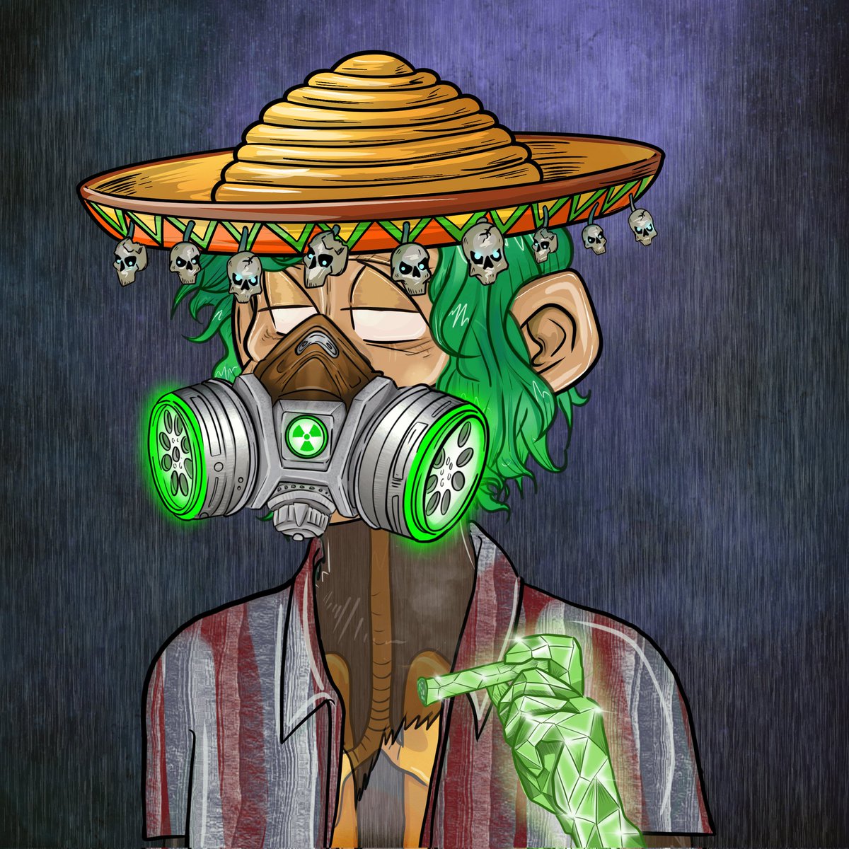 #NewProfilePic wanted to show this beauty off a little.  <a href="/NukedApeDAO/">NAC 💨</a> <a href="/SAC_farmers/">Stoned Ape Crew Farmer DAO 🌿 (!Puff)</a>