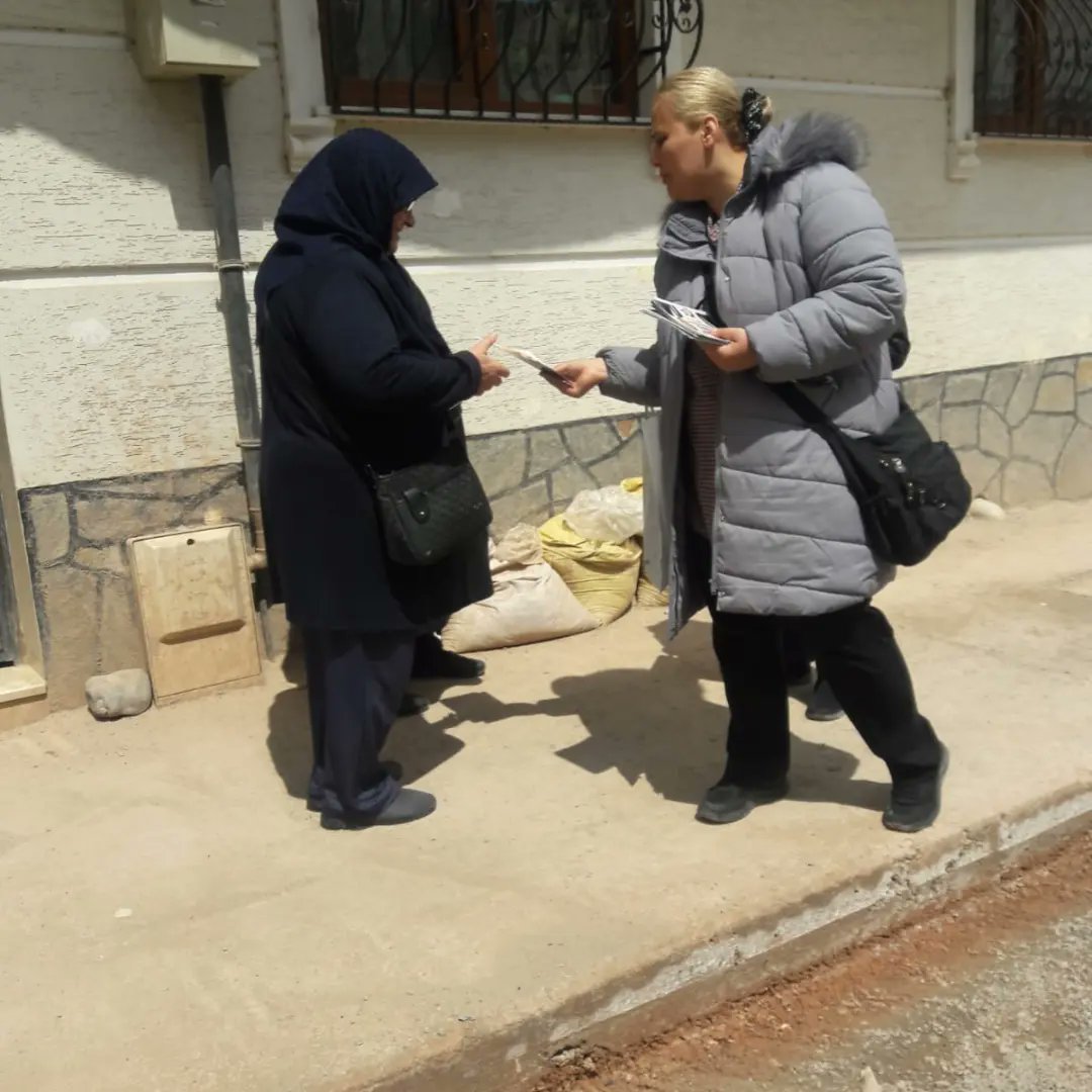 iyipartikrcby's tweet photo. 14 Mayıs Tarihinde Ülkemizin kaderini değiştirecek olan seçim çalışmalarımızda Kadın Politikalarından Sorumlu Başkanımız Esra Mestan eşliğinde Kadınlarımız ile birlikte sahalardayız. #BiroyKemale #BiroyMerale diyerek çalışmalarımıza devam ediyoruz
#AZKALDI..
#TarihYazacağız... https://t.co/TI3qbcevmf