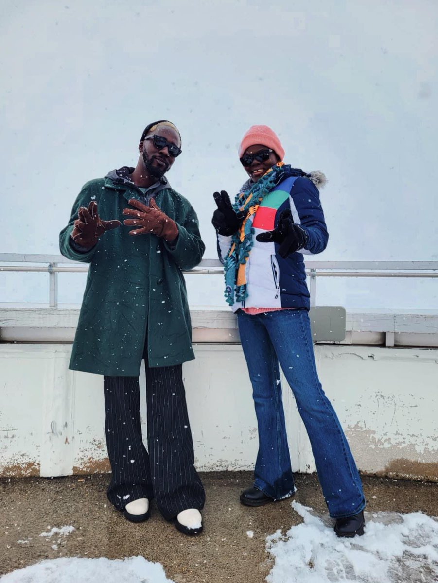 1niashun's tweet photo. Was fun shooting this documentary alongside my big sis @Wiyaala in Laax, Switzerland. https://t.co/YCLjxOniLb