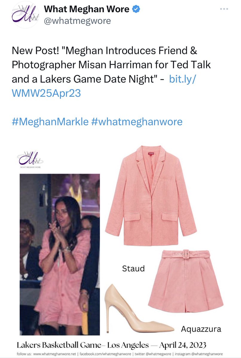 RachelDani2016's tweet image. Could Duchess Meghan be the brand ambassador for #Staud. It would be a great collaboration 🧡