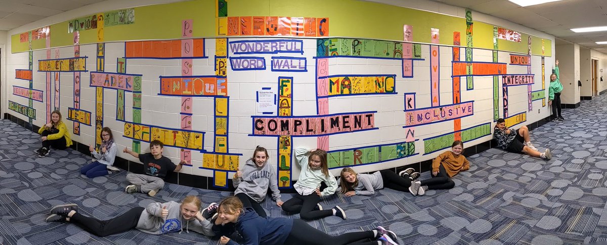 Our Student Lighthouse Team's Wonderful Word Wall shows how our whole building is connected in a positive way! 
#gogulllake #LeaderInMe #GLCSRyan