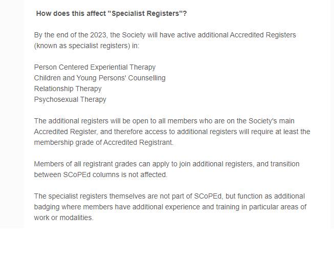 Lesley_Dougan's tweet image. Just received an email from 
#NationalCounsellingSociety re #SCoPEd -interesting reading :)