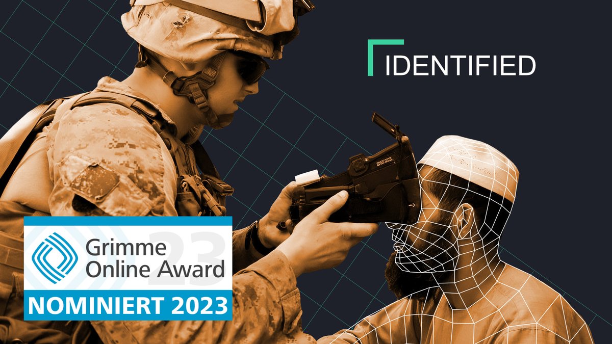 r_ciesielski's tweet photo. Wir sind für den Grimme Online Award nominiert! 

Für unseren interaktiven 3D-Longread: https://t.co/rpEbKJfKZH

Darin erklären wir, warum von NATO-Truppen gesammelte biometrische Daten Menschen in Afghanistan heute in Lebensgefahr bringen. https://t.co/adIo9zjaCD