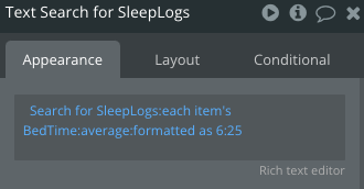swaraj70's tweet photo. I'm working on building my first web app using @bubble and trying to calculate the average bedtime using ":average" function, but it's not giving me the right result. Any ideas on what could be going wrong? Would appreciate your input! #buildinpublic #buildwithbubble https://t.co/hkw1NNC4o9
