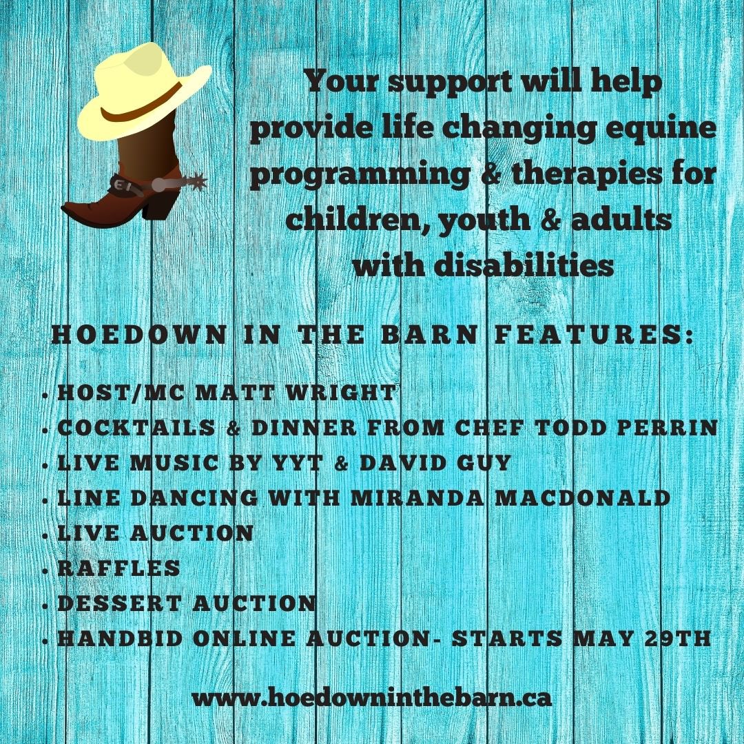 Only 5 weeks away! 🤠Wrangle up your posse and be ready for the most fun you can have with your boots on! For tickets go to hoedowninthebarn.ca or give Jenn a call at 709-738-1055. Can’t wait to see y’all! #saddleup #hoedowninthebarn #barndance #rainbowridersnl
