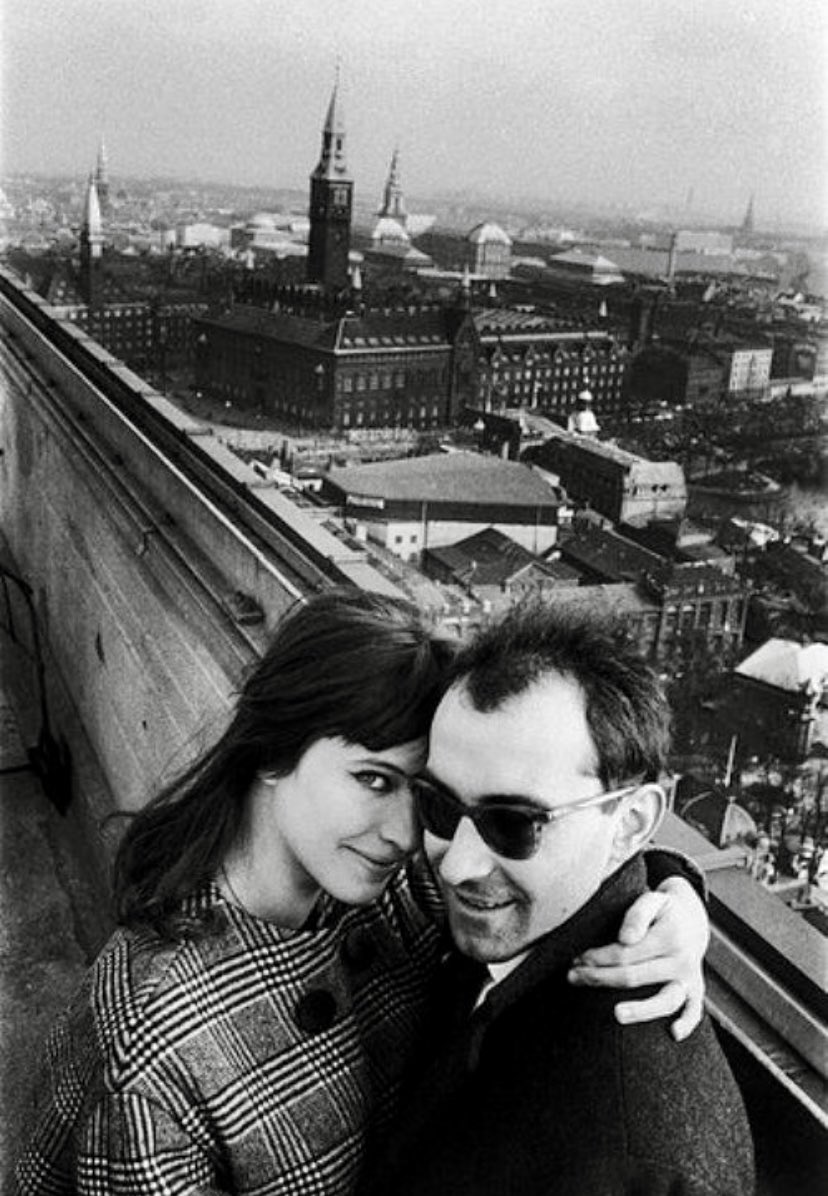 JuanFerrerVila's tweet photo. Anna Karina and Jean-Luc Godard. https://t.co/bl8uJ9CRCn